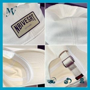 Mũ cotton unisex màu be Mây Việt Clothing